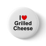 I Love (Heart) Grilled Cheese buttons