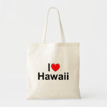 I Love (Heart) Hawaii Bags