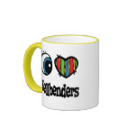 I Love (Heart) Hellbenders mugs