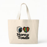 I Love (Heart) Horny toads bags