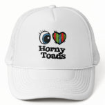 I Love (Heart) Horny toads hats