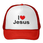 I Love (Heart) Jesus Mesh Hat