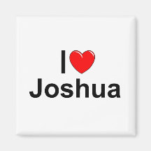 I Love (Heart) Joshua Refrigerator Magnets