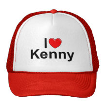 I Love (Heart) Kenny Mesh Hats