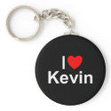 I Love (Heart) Kevin keychains