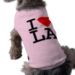 I Love Heart LA pet clothing