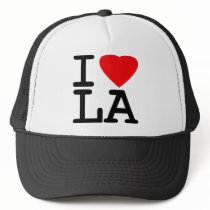 I Love Heart LA Mesh Hats