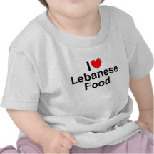 I Love (Heart) Lebanese Food T-shirt