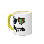 I Love (Heart) Maggots mugs