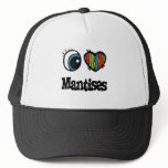 I Love (Heart) Mantises hats
