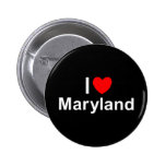 I Love (Heart) Maryland Pins