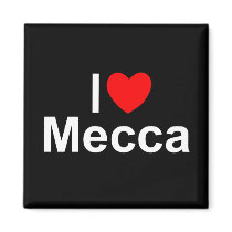 I Love (Heart) Mecca Fridge Magnet