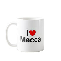 I Love (Heart) Mecca Coffee Mugs