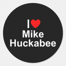 I Love (Heart) Mike Huckabee Sticker
