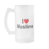 I Love (Heart) Muslims Mugs