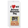 I Love (Heart) My Bernese Mountain Dog Rack Card