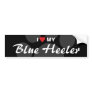 I Love (Heart) My Blue Heeler Breed Bumper Sticker