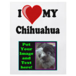 I Love (Heart) My Chihuahua Dog flyers