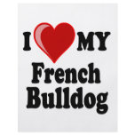I Love (Heart) My French Bulldog Dog flyers