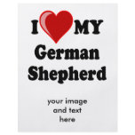 I Love (Heart) My German Shepherd Dog flyers