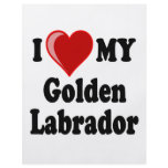 I Love (Heart) My Golden Labrador Dog flyers