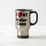 I Love (Heart) My Maine Coon Cat Mug