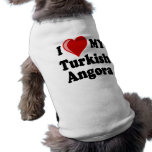 I Love (Heart) My Turkish Angora Cat pet clothing