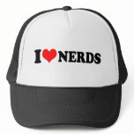 I LOVE (HEART) NERDS HATS