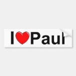 I Love (Heart) Paul Bumper Sticker