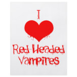 I Love (heart) Red-Headed Vampires Flyer
