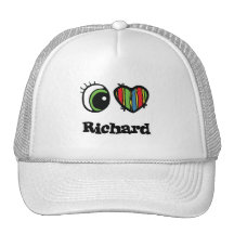 I Love (Heart) Richard Mesh Hat