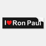 I Love (Heart) Ron Paul Bumper Stickers