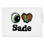I Love (Heart) Sade cards
