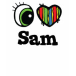 I Love (Heart) Sam t-shirts