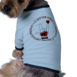 I LOVE (HEART) SCHNAUZERS - ASL SIGN LANGUAGE pet clothing