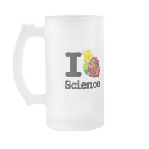 I Love Heart Science Coffee Mugs