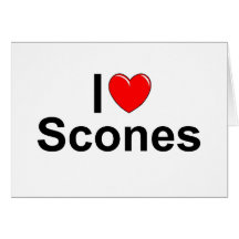 I Love (Heart) Scones Cards