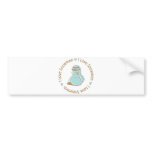 I Love Heart Snowmen Cute Christmas Design bumper stickers
