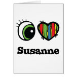 I Love (Heart) Susanne cards