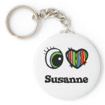 I Love (Heart) Susanne keychains
