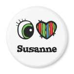 I Love (Heart) Susanne magnets