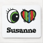 I Love (Heart) Susanne mousepads