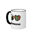 I Love (Heart) Susanne mugs