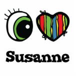 I Love (Heart) Susanne photo sculptures