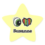 I Love (Heart) Susanne stickers