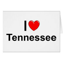 I Love (Heart) Tennessee Cards
