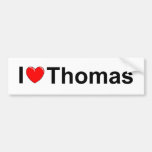 I Love (Heart) Thomas Bumper Sticker