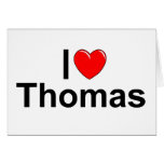 I Love (Heart) Thomas cards