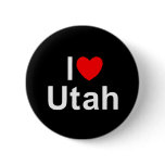 I Love (Heart) Utah buttons