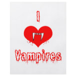 I Love (heart) Vampires Personalized Flyer